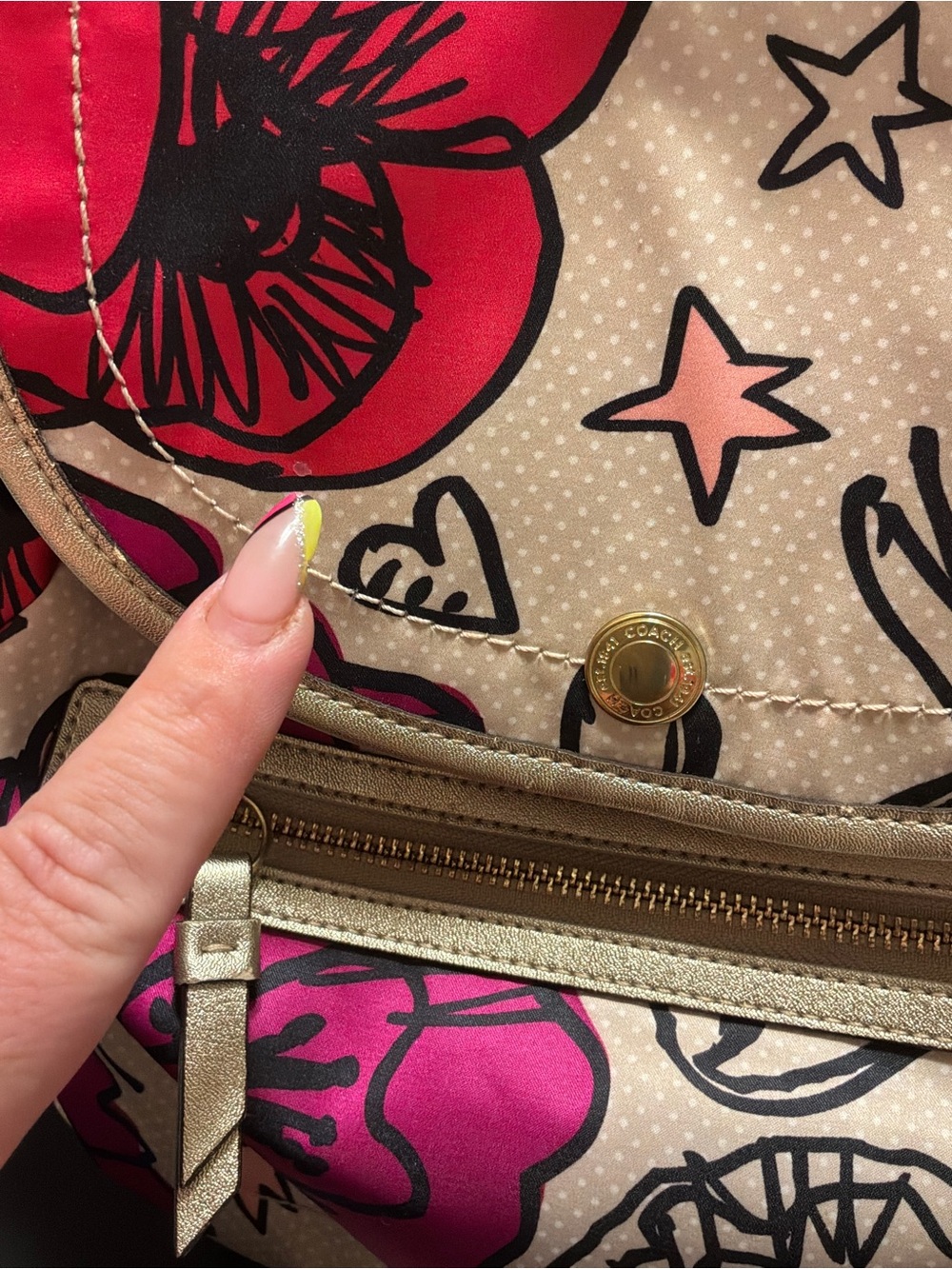 Coach POPPY Kyra Floral Backpack - Women Bags - Picture 6 of 9